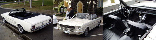 Convertible Mustang Hire Car & Wedding Cars in Melbourne